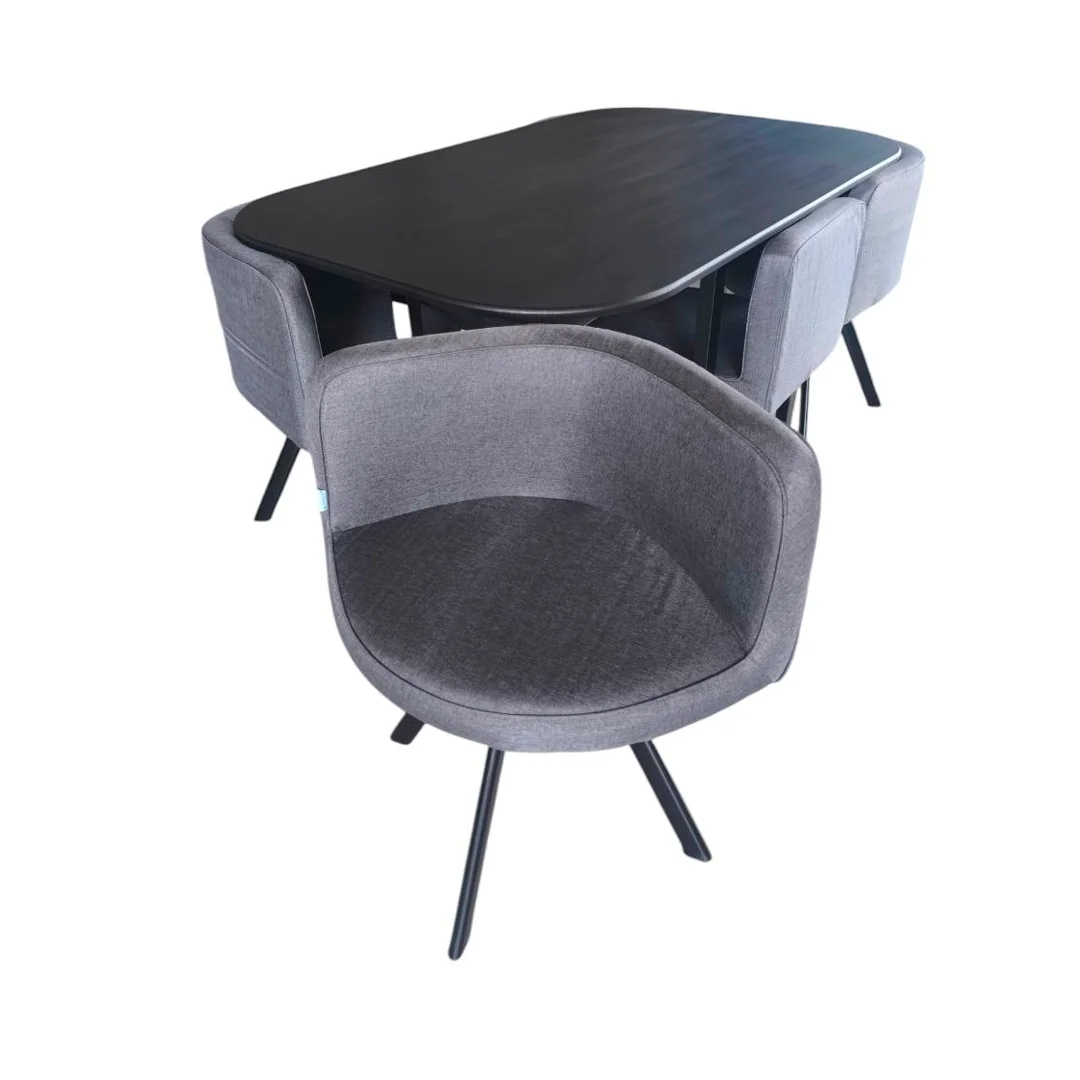 COMEDOR HOLAND REDONDA KI-S208 6 PTS GRIS 3 CAJAS