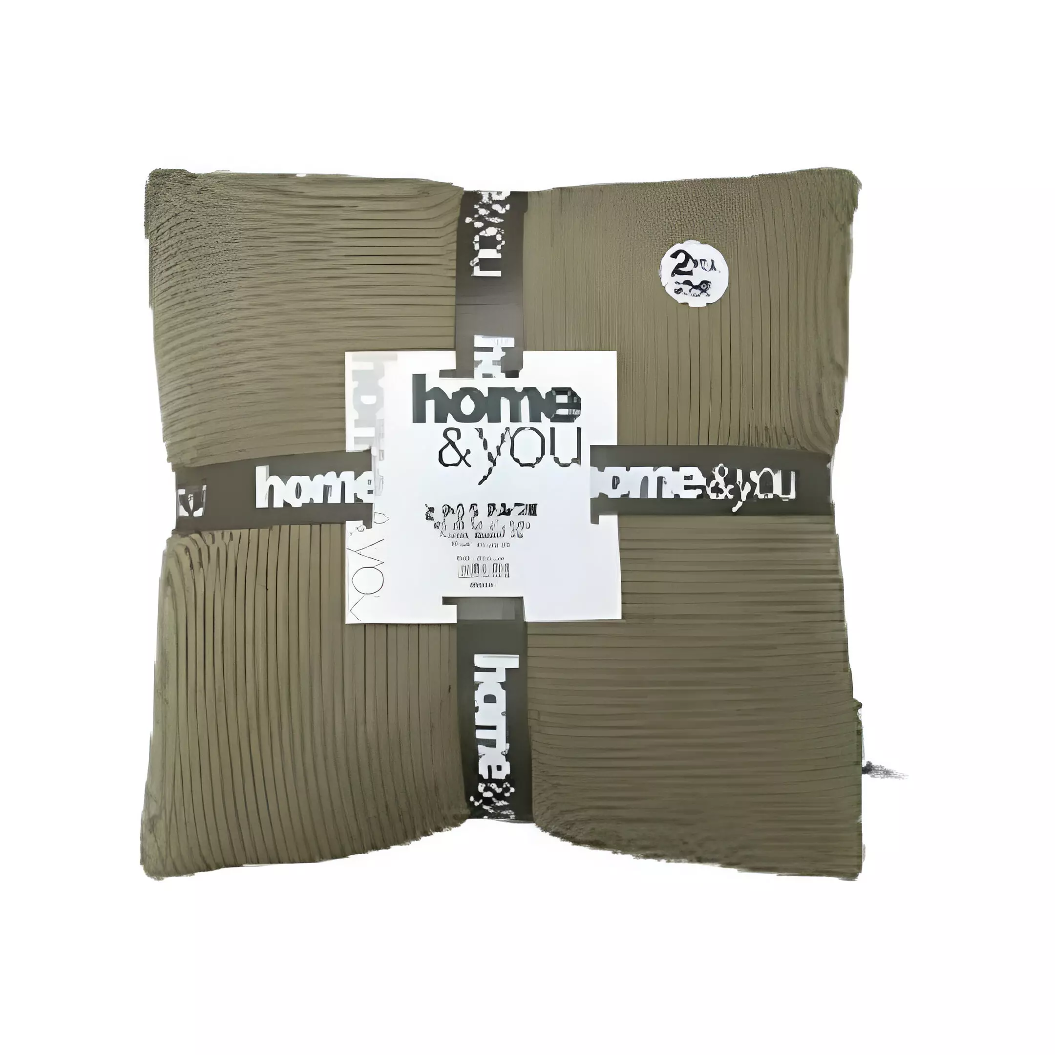 COJINES DECORATIVOS 2 PCS 18X18" 730-1447177 CHOCOLATE