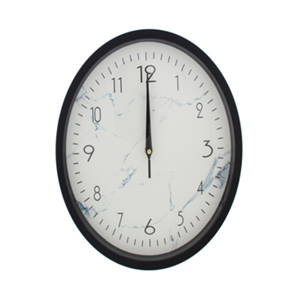 RELOJ DE PARED 30CM (36068) NEGRO/BLANCO
