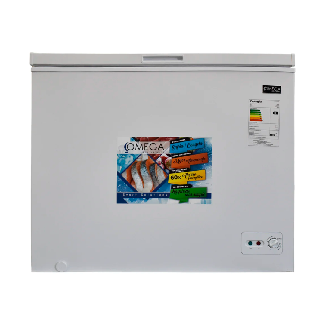 CONGELADOR HORIZONTAL OMEGA OCH-198W 198.LTS 6.8 PIES BLANCO