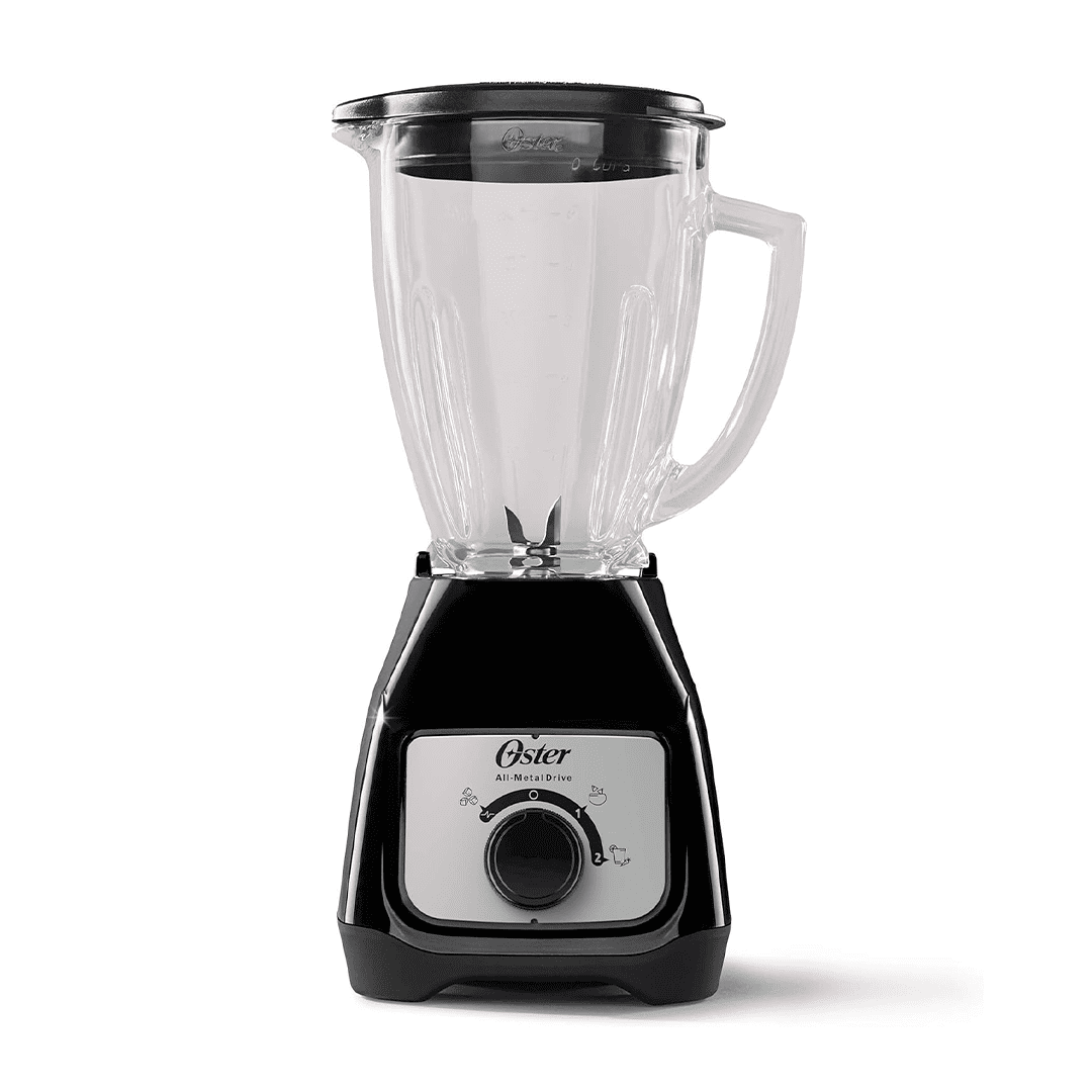 LICUADORA BLSTKAG-BRD-013 OSTER VASO D/VIDRIO NEGRA 2 VEL
