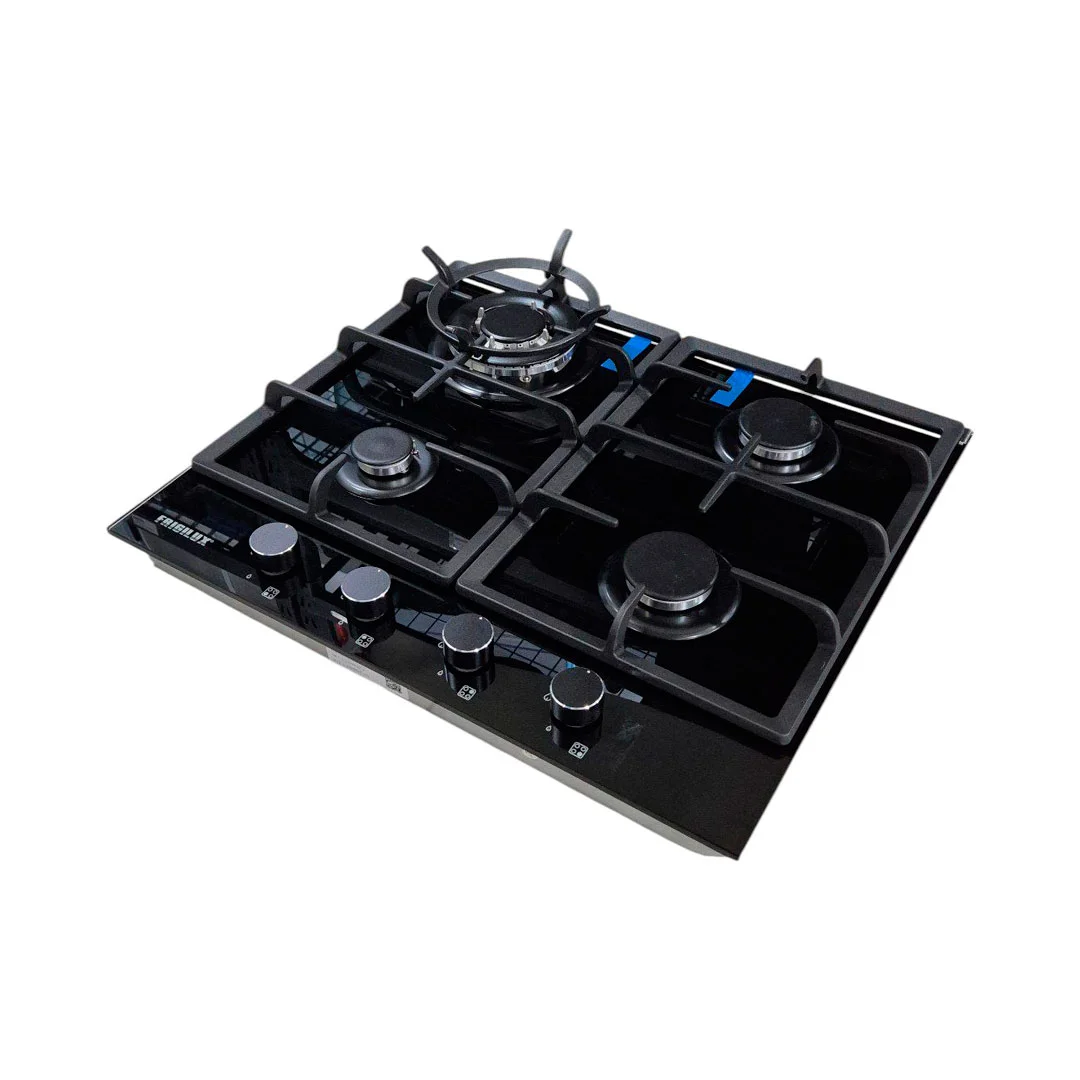 TOPE FRIGILUX TCFR-64STC 4 QUEMADORES VITRO CERAMICA A GAS 110 V