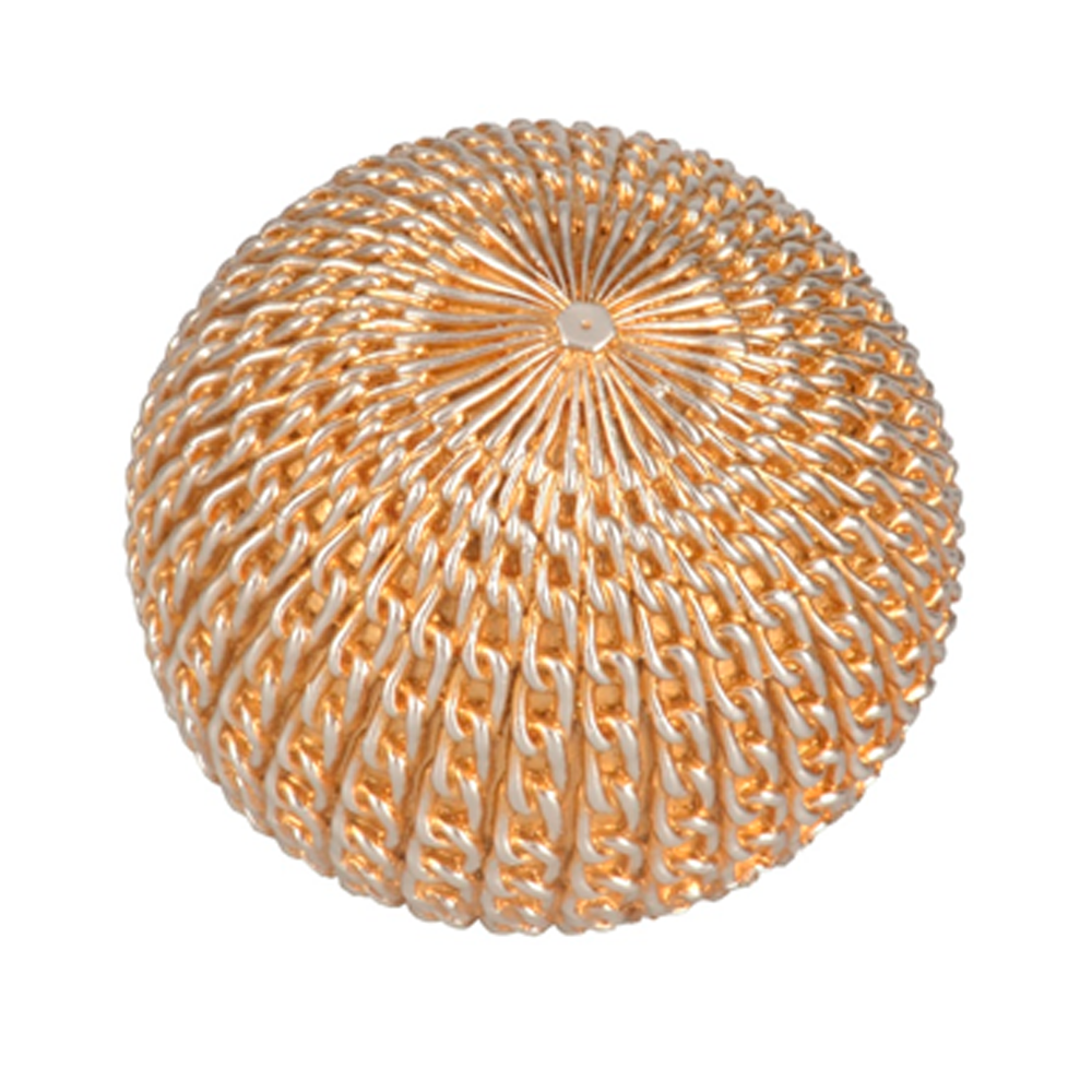 FIGURA DECORATIVA 10.2X10.1X10.2CM (796-BC145-039) DORADO