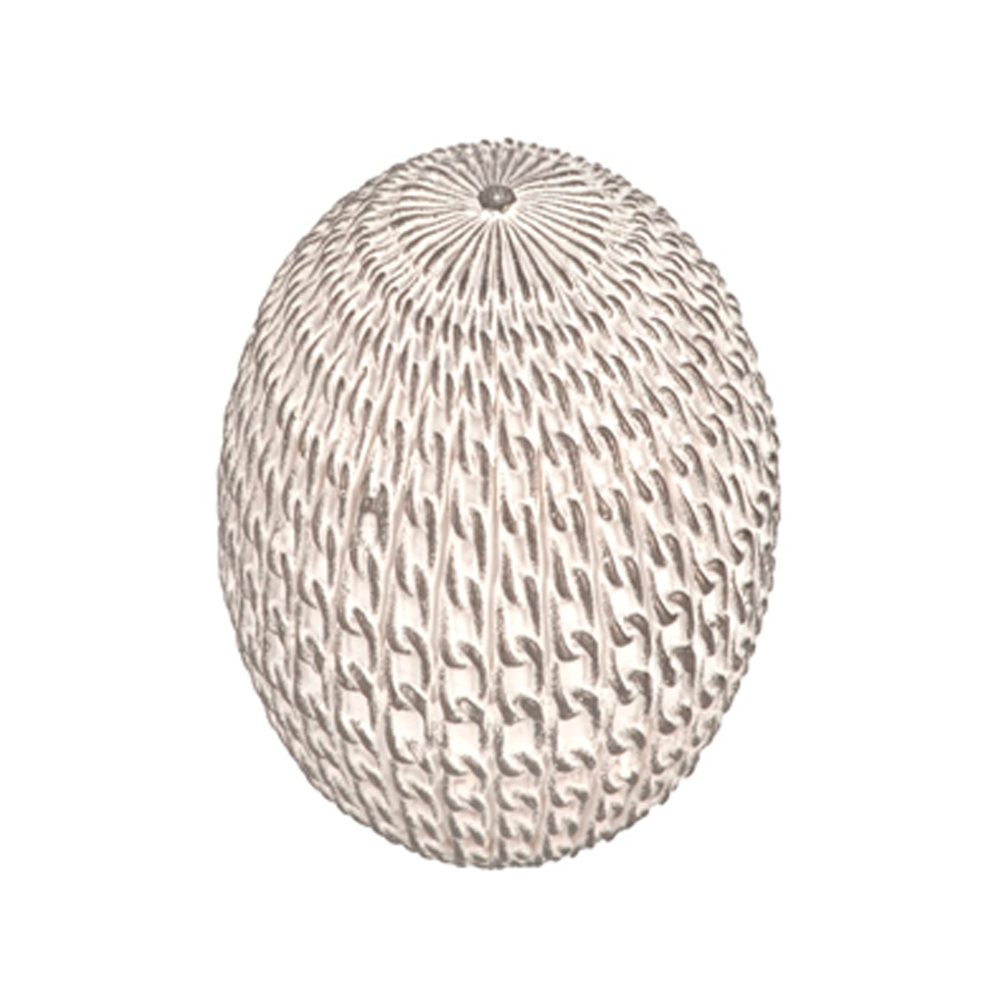 FIGURA DECORATIVA 10.2X10.1X10.2CM (796-BC145-038) PLATA